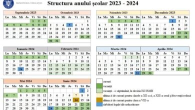 Photo of Calendar școlar 2023 – 2024